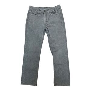 Levi’s 514 Gray Jeans Size 34 Hemmed 28 Inseam EUC Red Tab